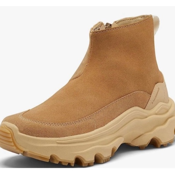 Sorel Shoes - Sorel Kinetic Breakthru Acadia Waterproof Suede Ankle Boots Size 8 NWOB